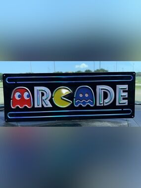 Hobby Lobby Pac-Man Arcade Metal Wall Decor